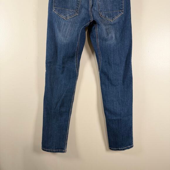 DU/ER L2X Performance Denim Mid Rise Straight Jeans Slim Fit Blue Size 28 x 30 - Picture 4 of 15